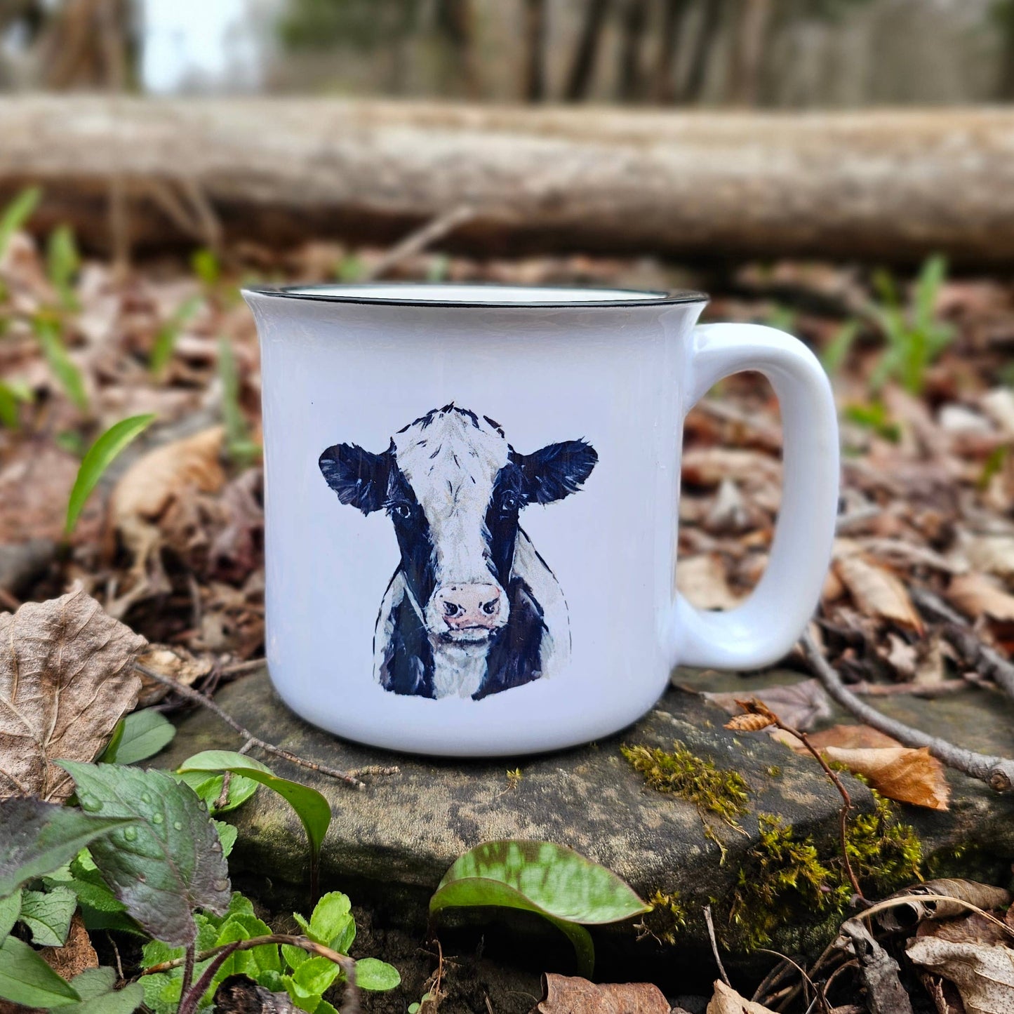 Holstein Black and White Cow Coffee Mug