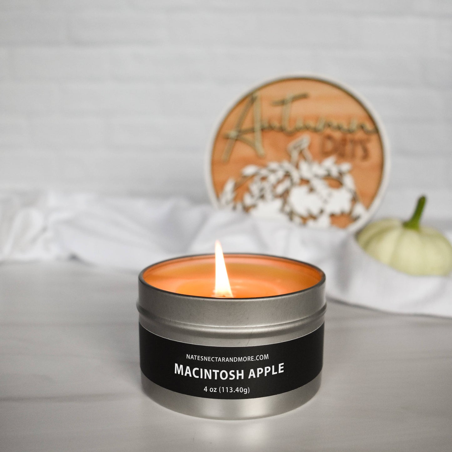 Macintosh Apple Beeswax Candle