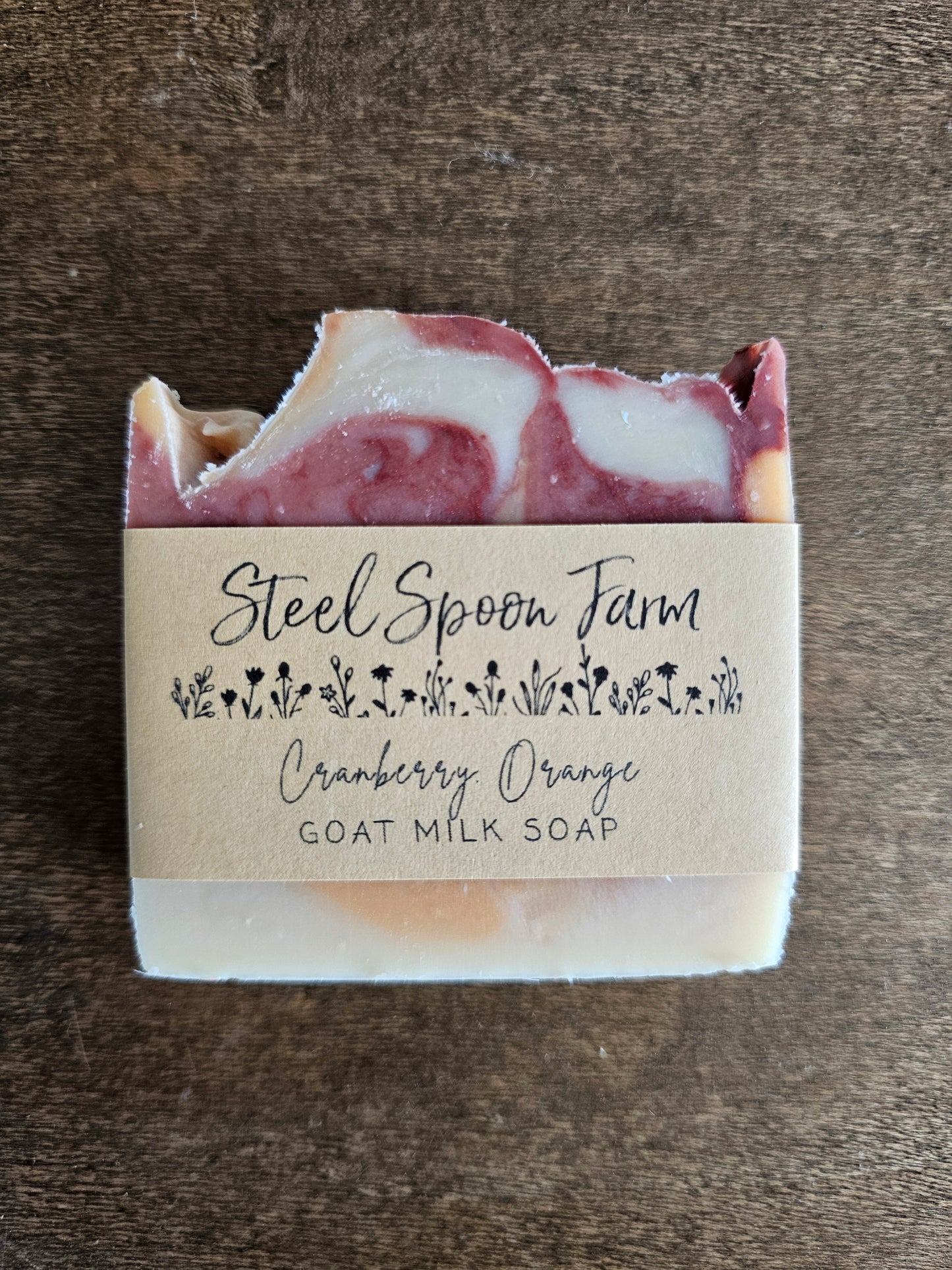 Cranberry Orange Goat Milk Soap