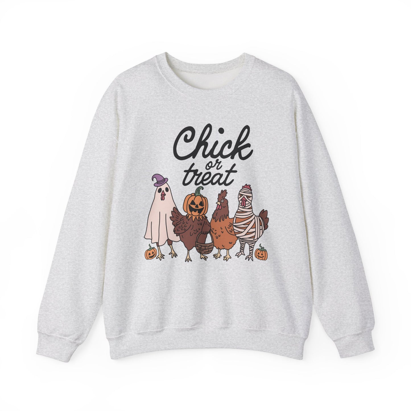 Chick or Treat! Farm Halloween Unisex Heavy Blend™ Crewneck Sweatshirt