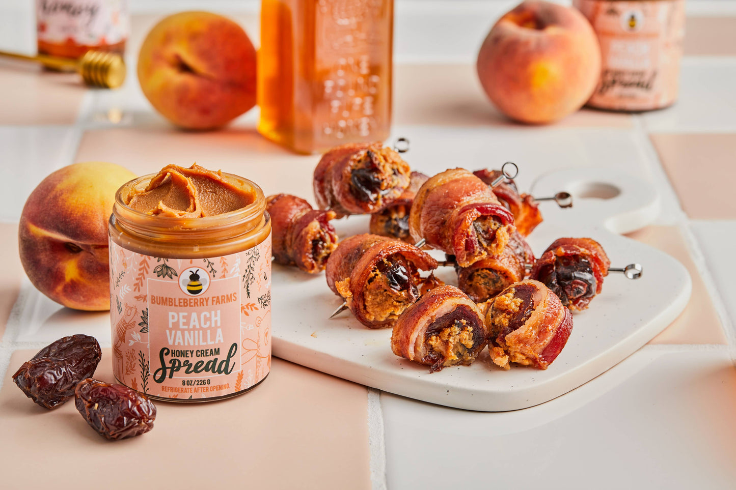 Peach Vanilla Honey Cream Spread