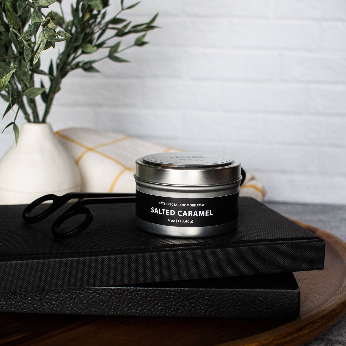 Salted Caramel Beeswax Candle