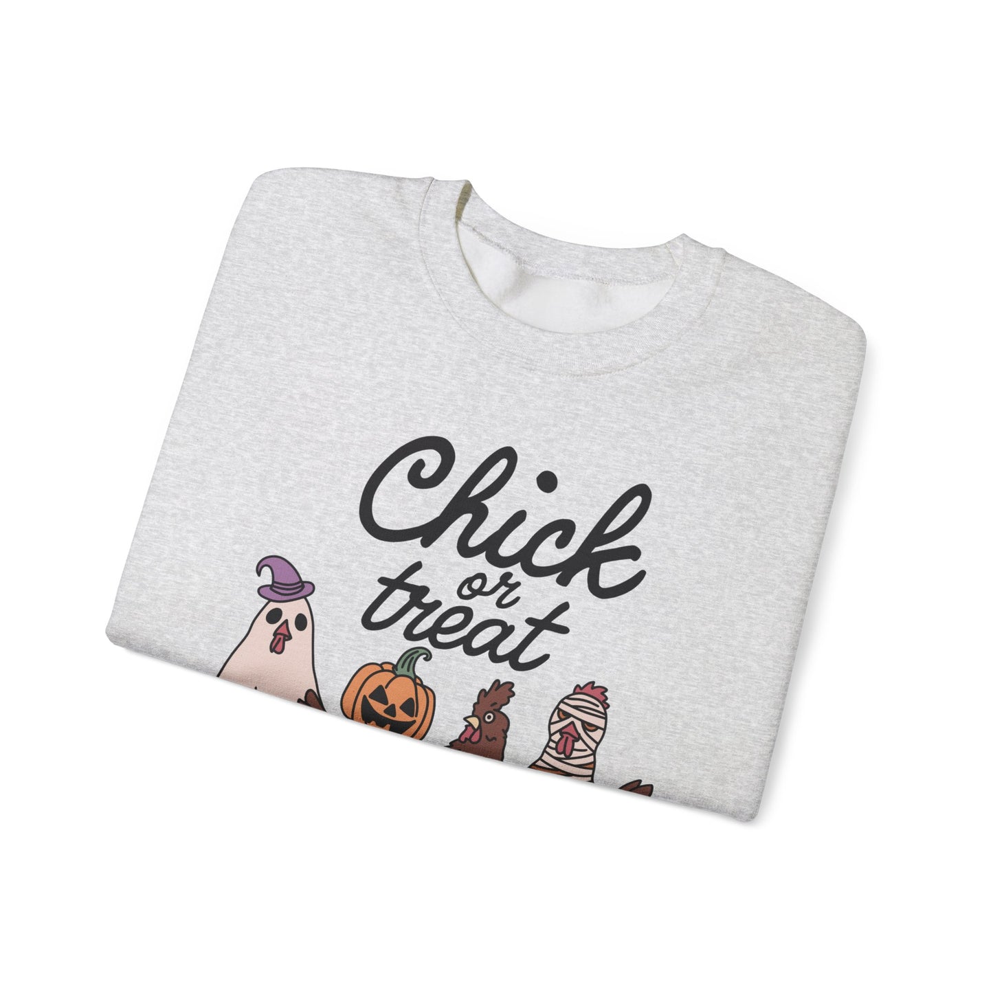 Chick or Treat! Farm Halloween Unisex Heavy Blend™ Crewneck Sweatshirt