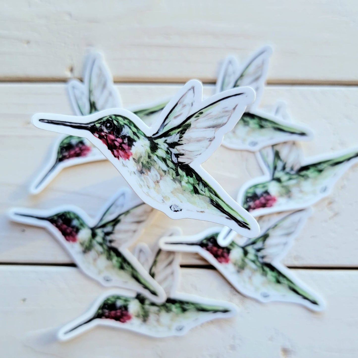 Hummingbird Vinyl Sticker