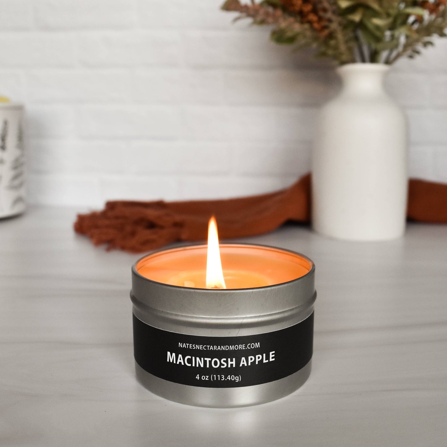 Macintosh Apple Beeswax Candle