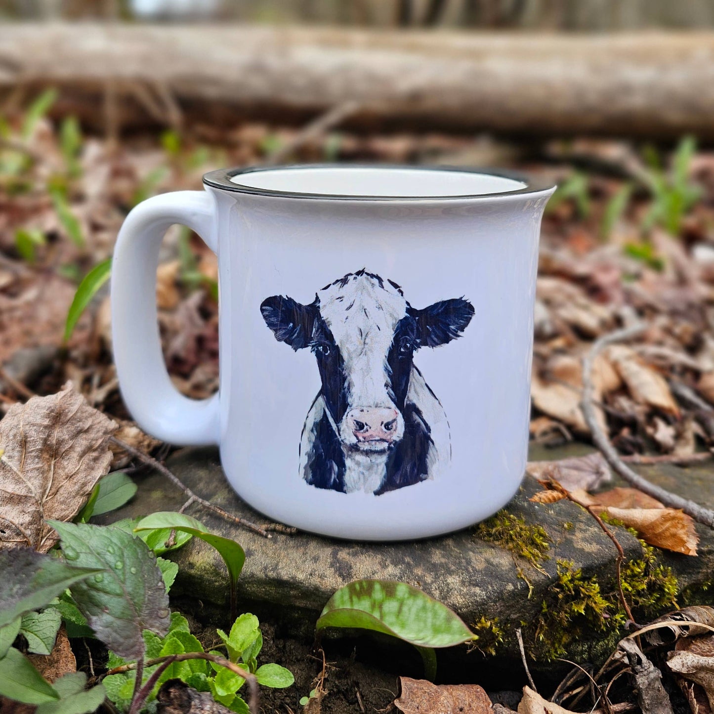 Holstein Black and White Cow Coffee Mug