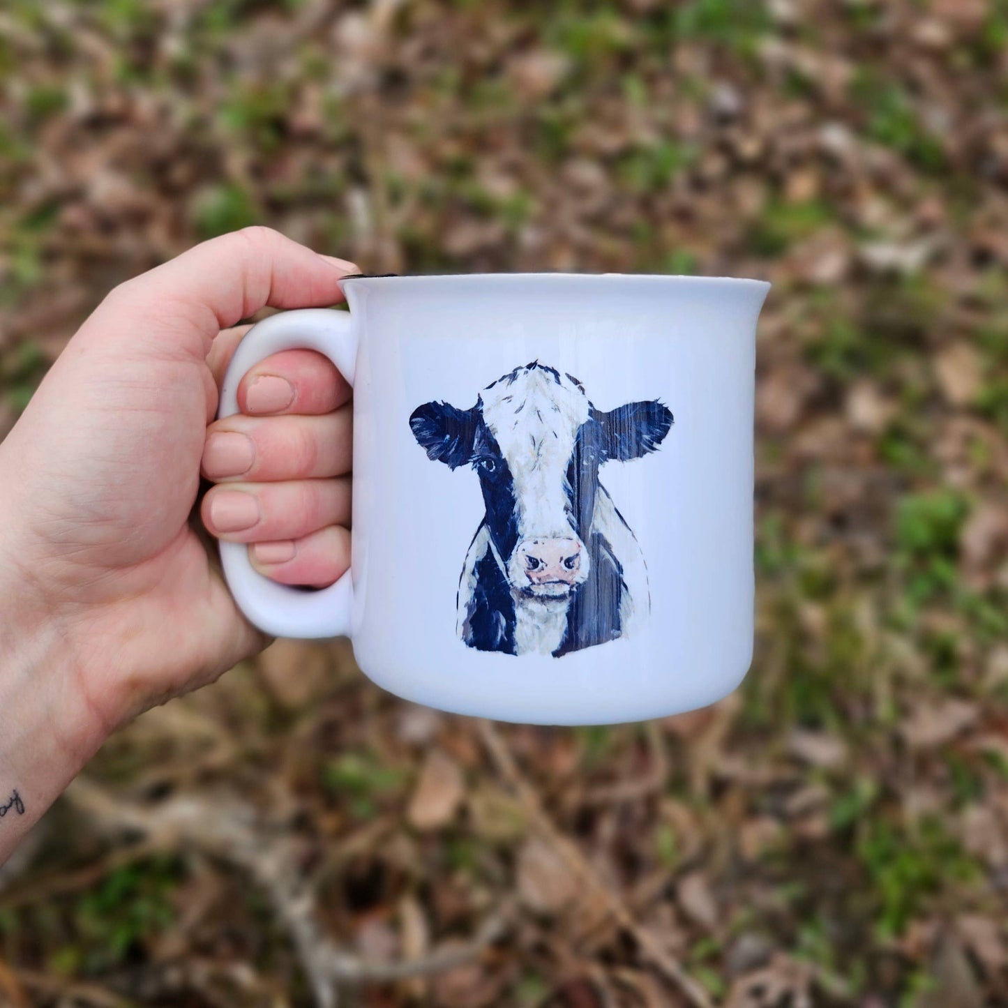 Holstein Black and White Cow Coffee Mug