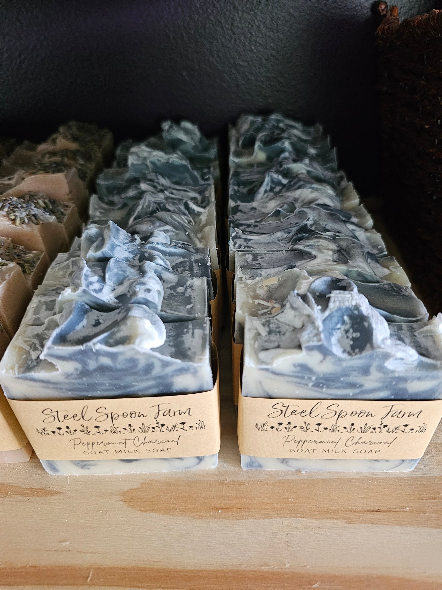 Peppermint Charcoal Goat Milk Soap