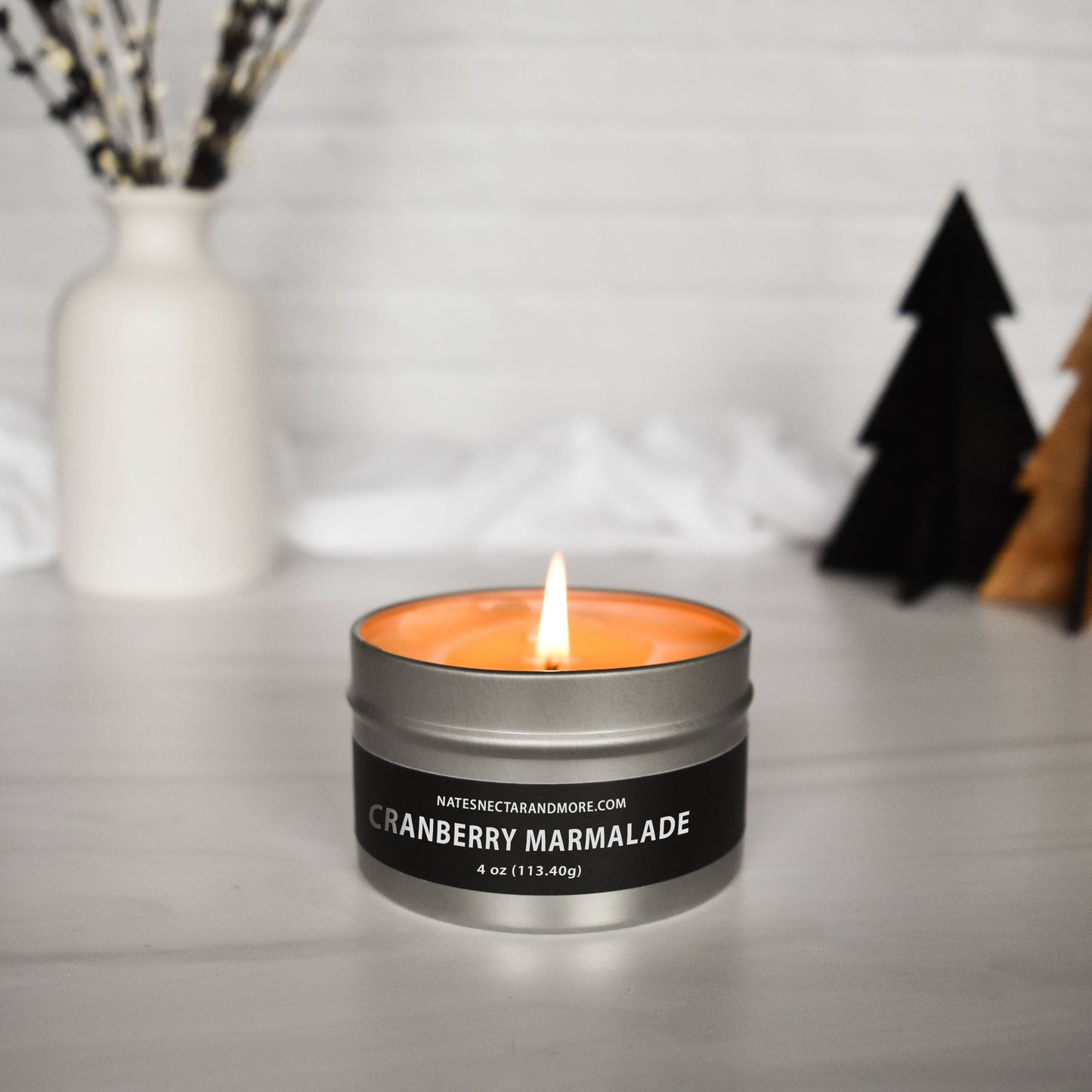 Cranberry Marmalade Beeswax Candle