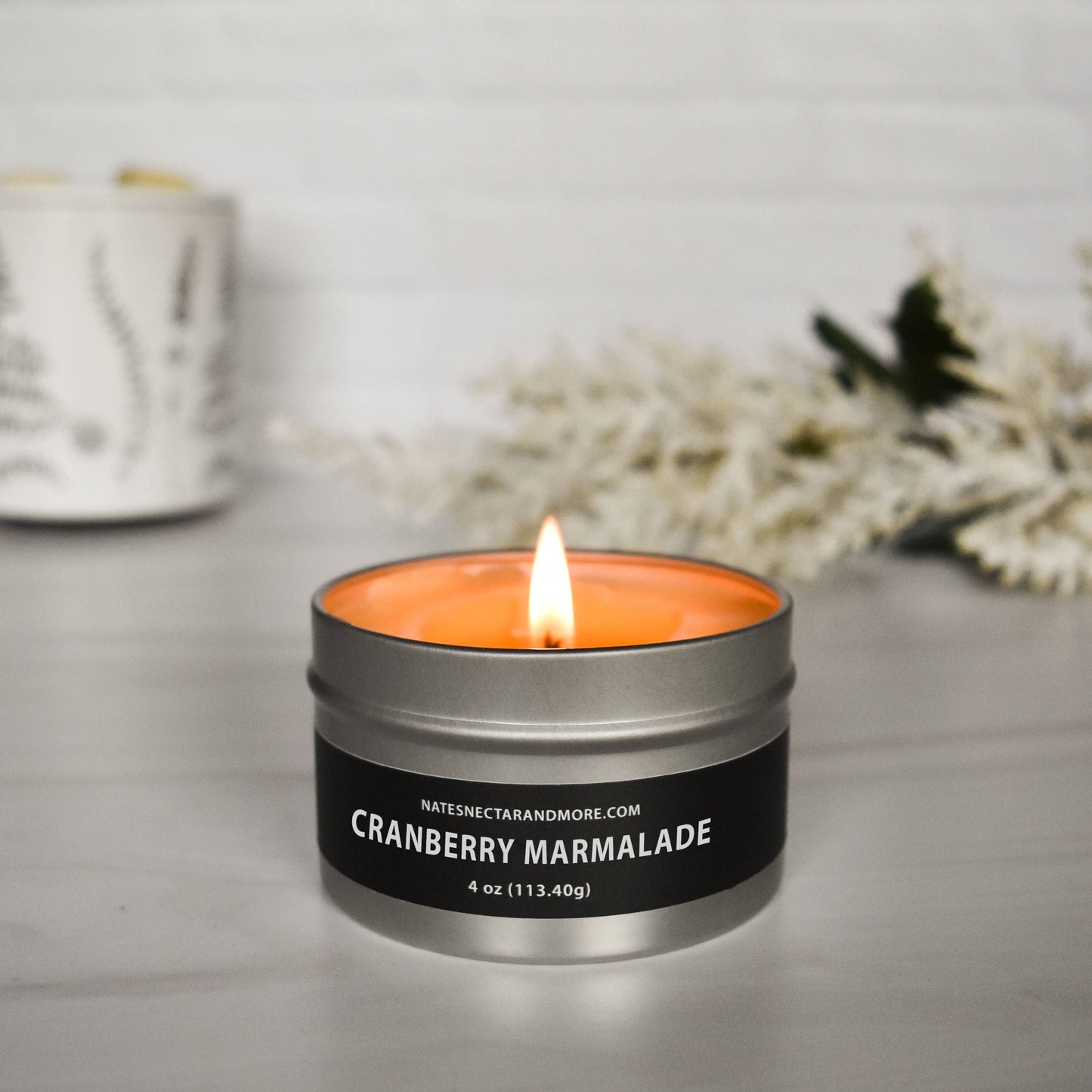 Cranberry Marmalade Beeswax Candle