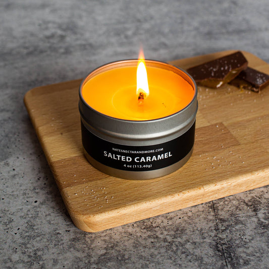 Salted Caramel Beeswax Candle