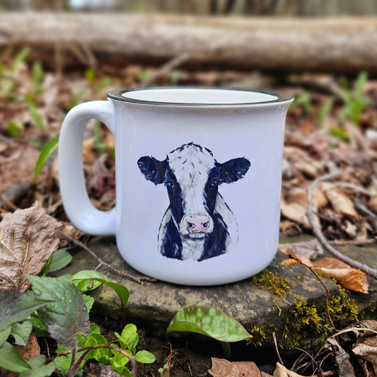 Holstein Black and White Cow Coffee Mug