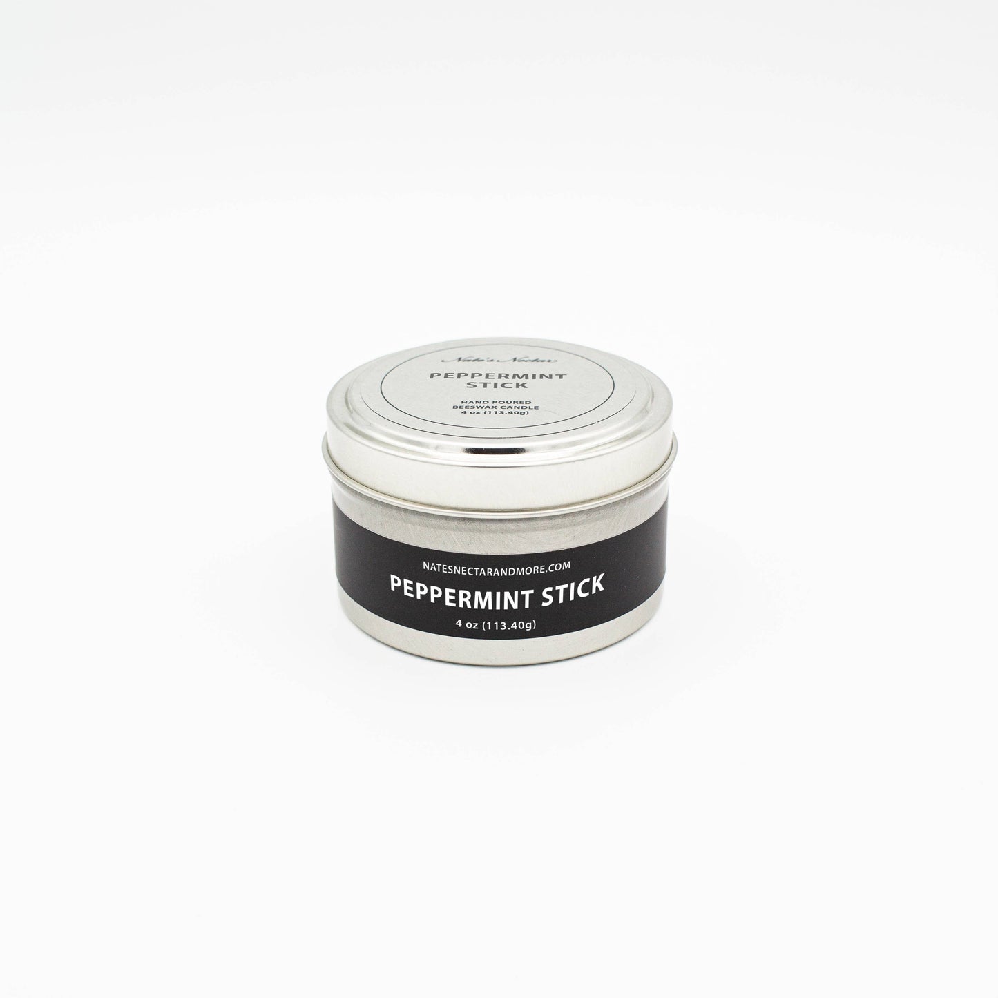 Peppermint Stick Beeswax Candle