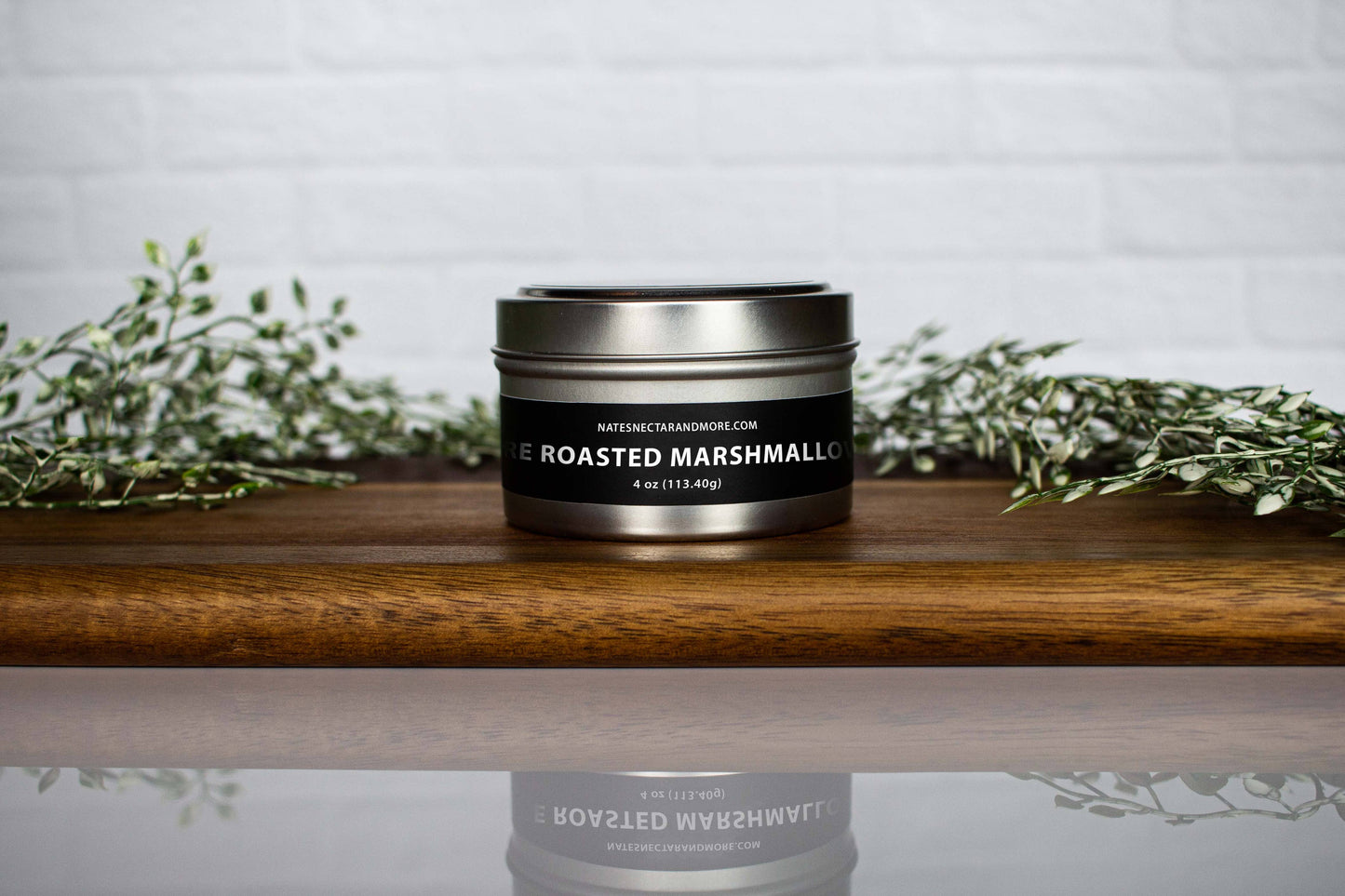 Fire Roasted Marshmallow Beeswax Candle